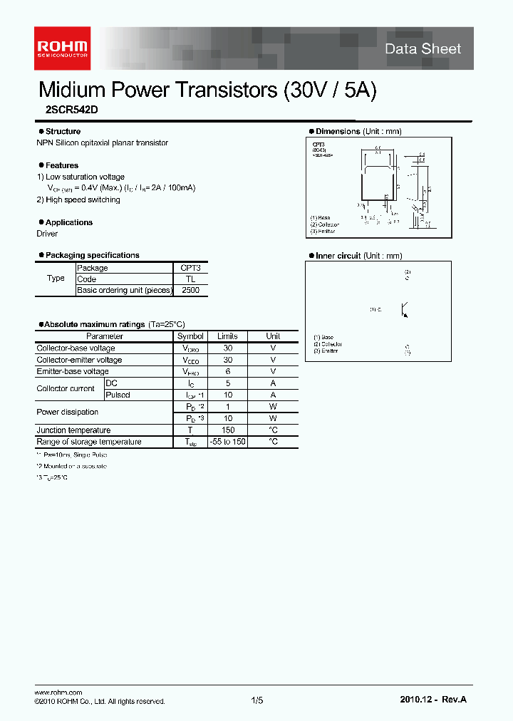 2SCR542D_2141051.PDF Datasheet