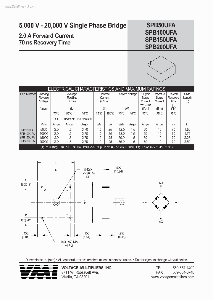 SPB200UFA_2150177.PDF Datasheet