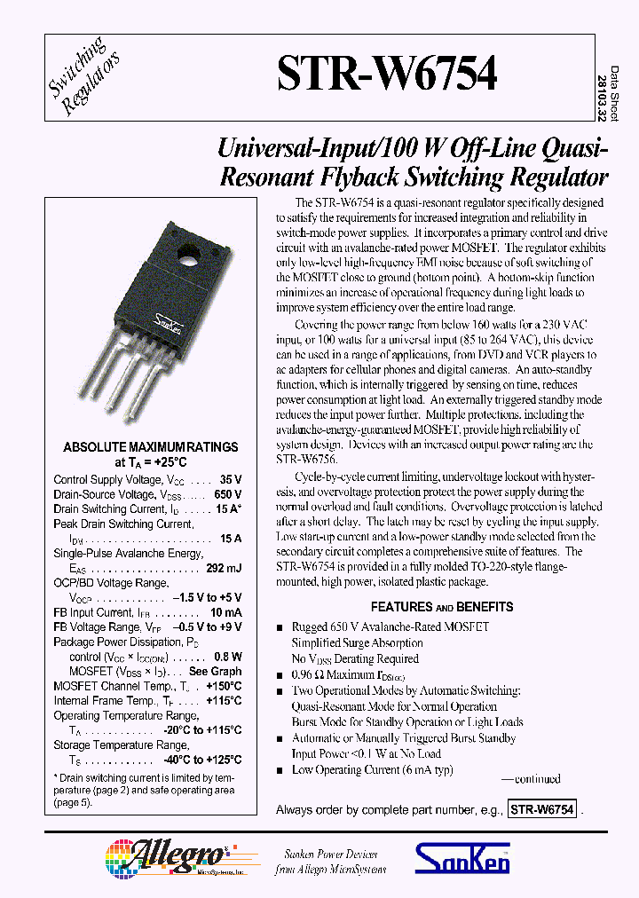 STR-W6754_2153496.PDF Datasheet