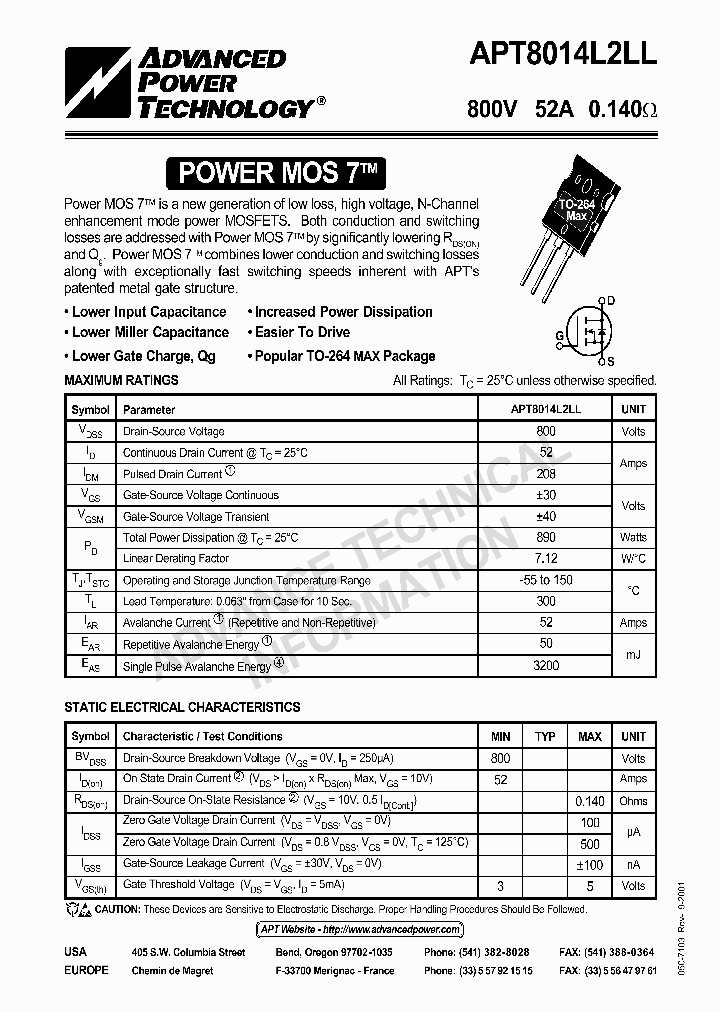 APT8014L2LL_2154424.PDF Datasheet