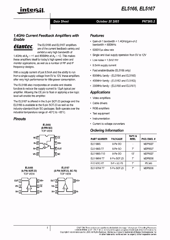 EL5166_2155341.PDF Datasheet