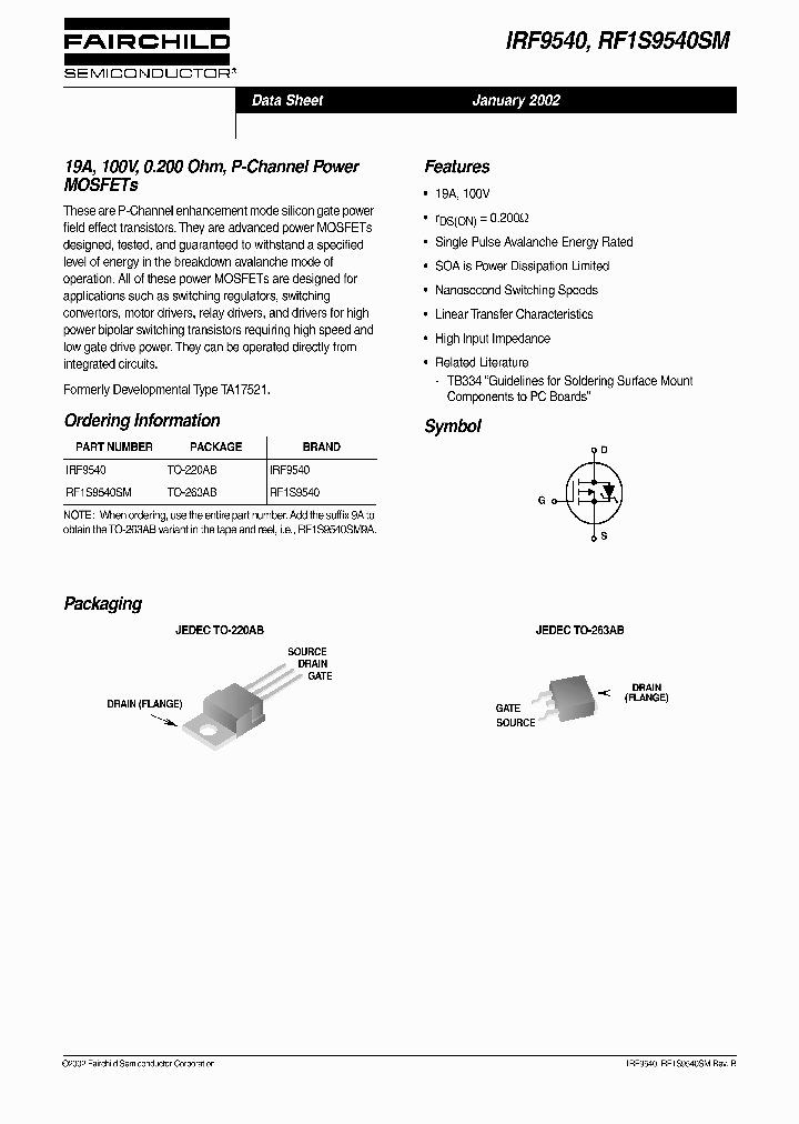 IRF9540_2157612.PDF Datasheet