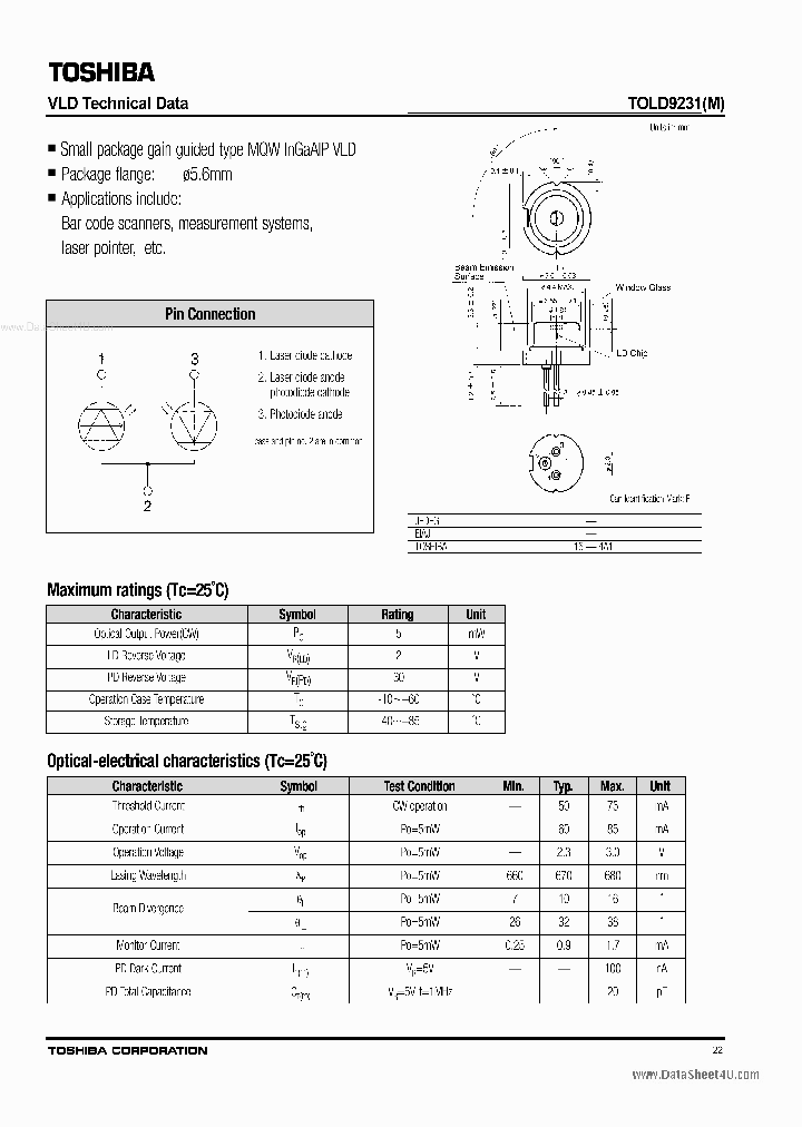 TOLD9231_2153294.PDF Datasheet
