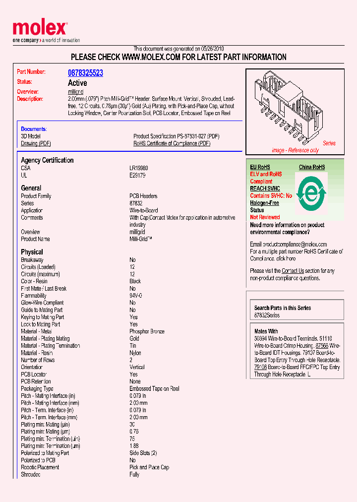 87832-5523_2163702.PDF Datasheet