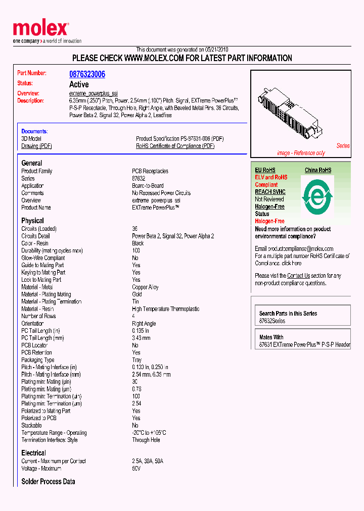 87632-3006_2163718.PDF Datasheet