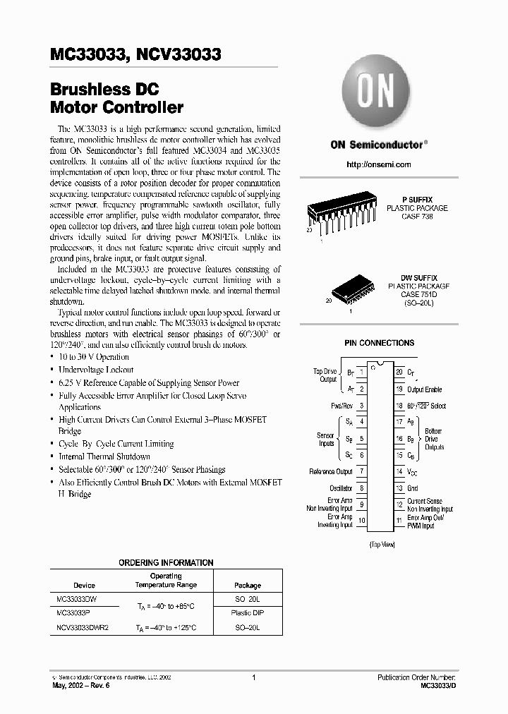 MC33033-D_2174754.PDF Datasheet