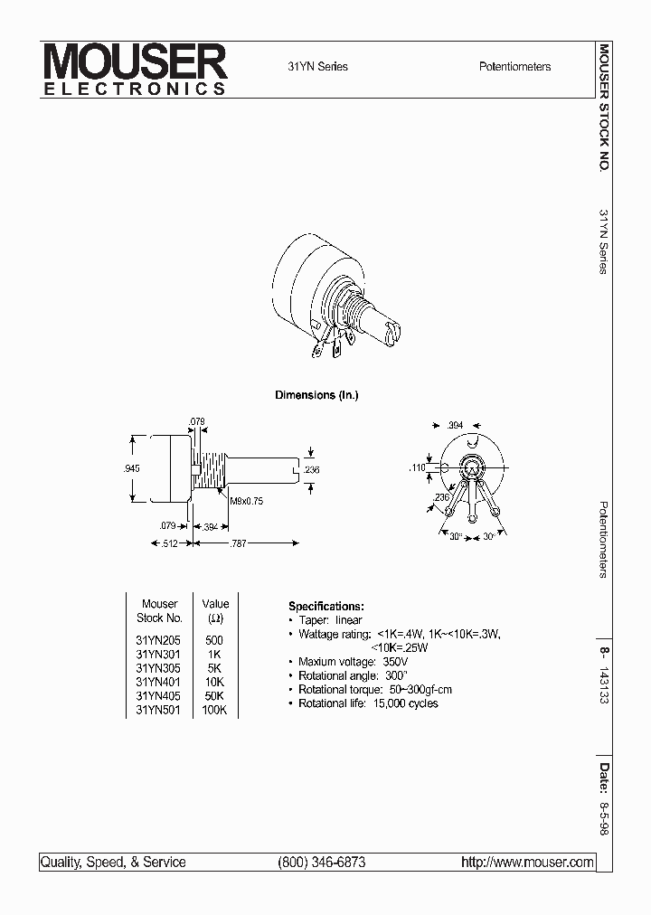 31YN301_2177023.PDF Datasheet