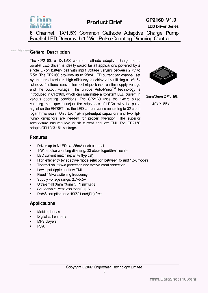 CP2160_2175864.PDF Datasheet