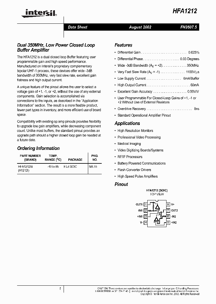 HFA1212_2179168.PDF Datasheet