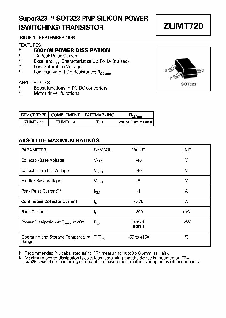 ZUMT720_2180161.PDF Datasheet