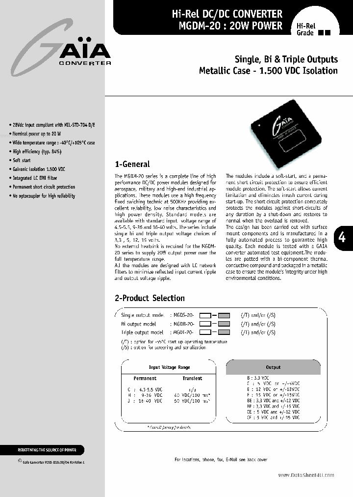 MGDB-20_2178966.PDF Datasheet