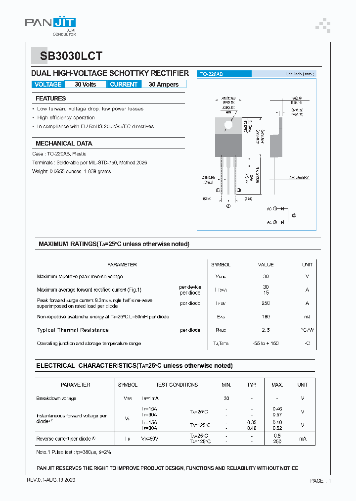 SB3030LCT_2200610.PDF Datasheet