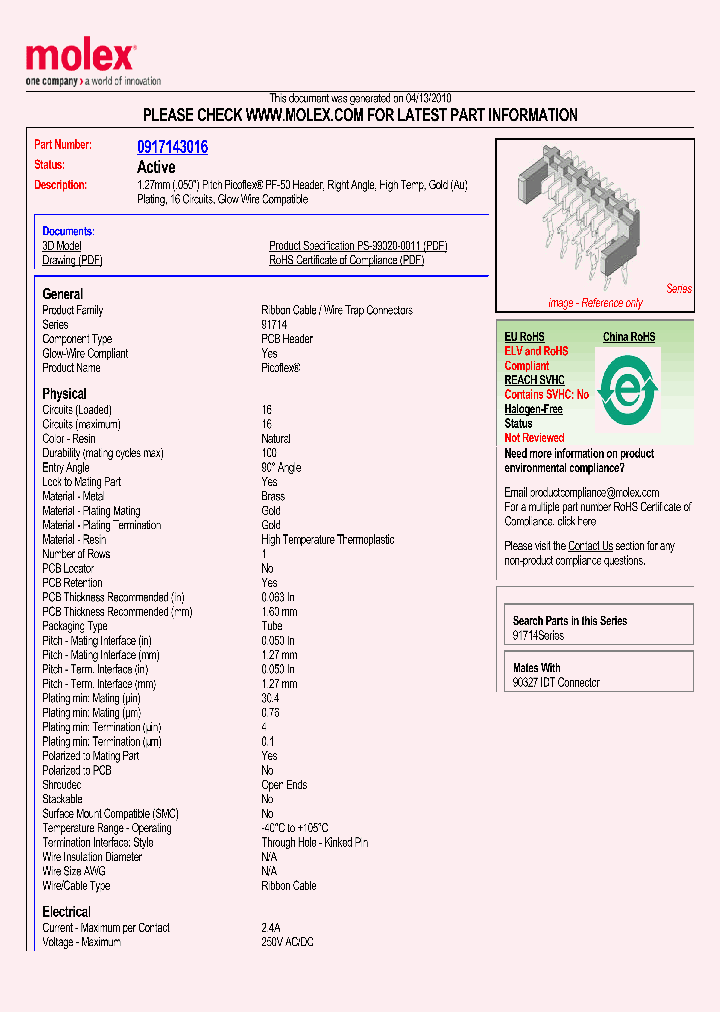 91714-3016_2204561.PDF Datasheet