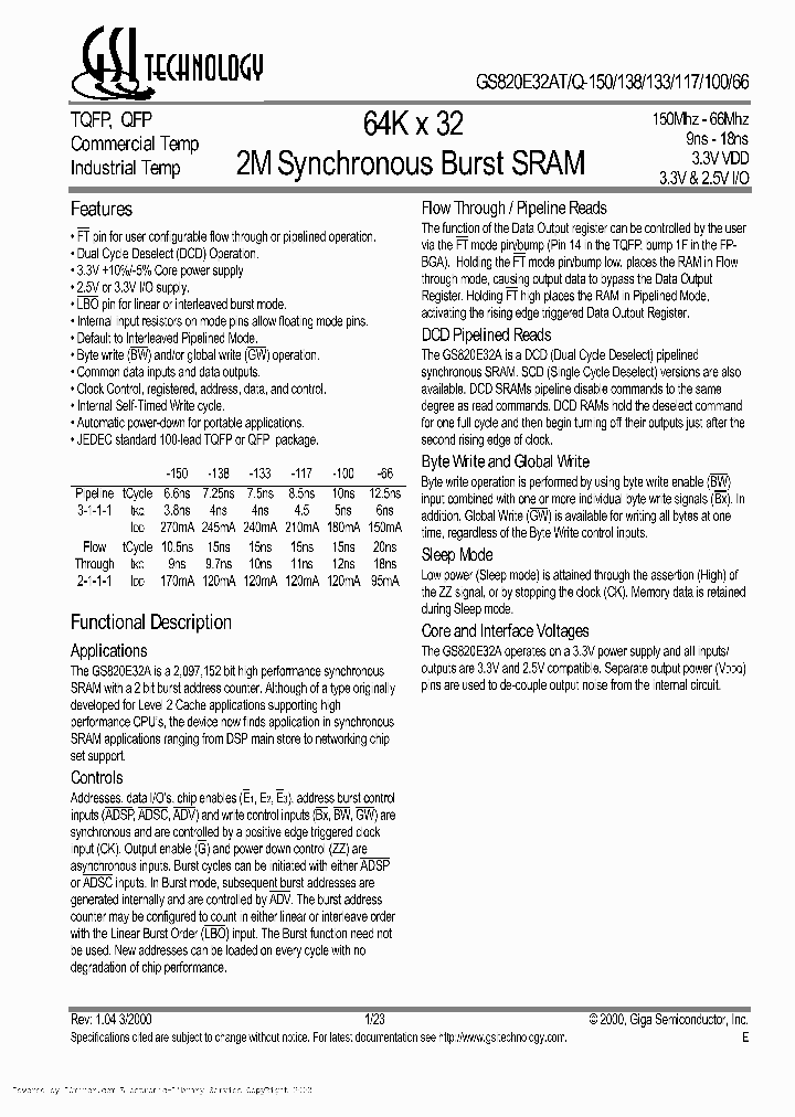 GS820E32AQ-5I_2224124.PDF Datasheet