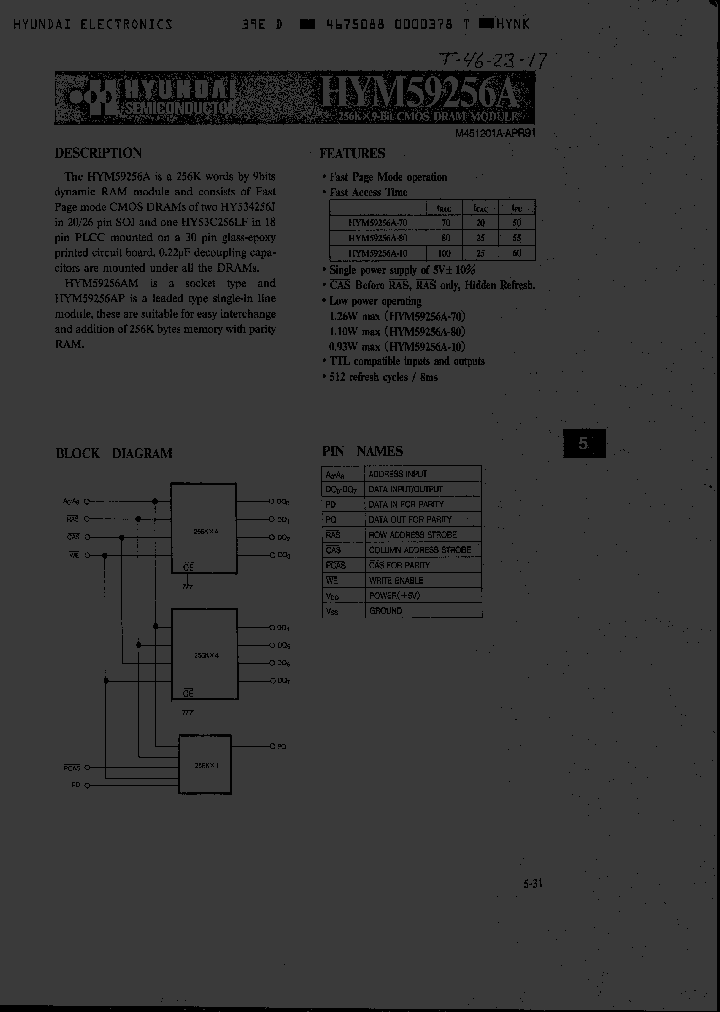 HYM59256AP-70_2224489.PDF Datasheet