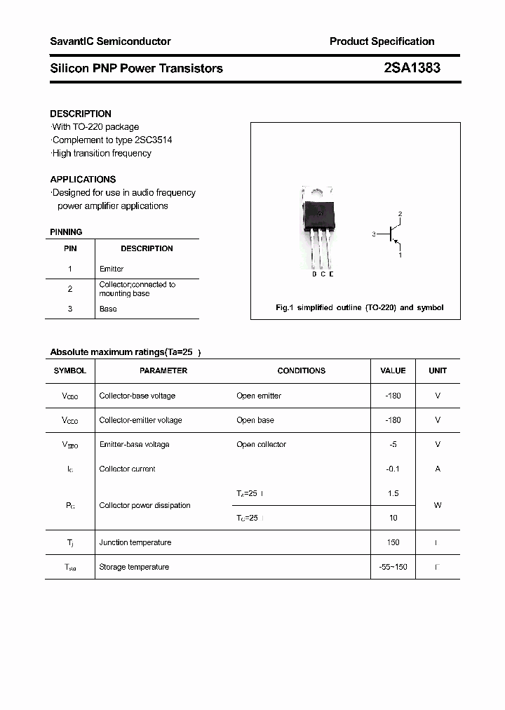 2SA1383_2228860.PDF Datasheet