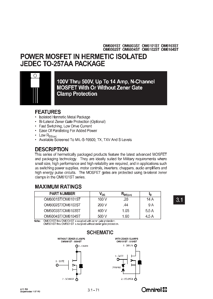 OM6103ST_2229363.PDF Datasheet