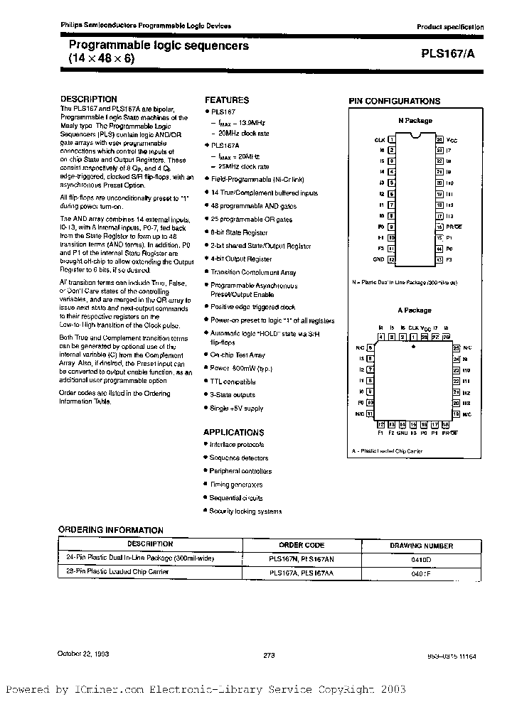 PLS167BLA_2232050.PDF Datasheet
