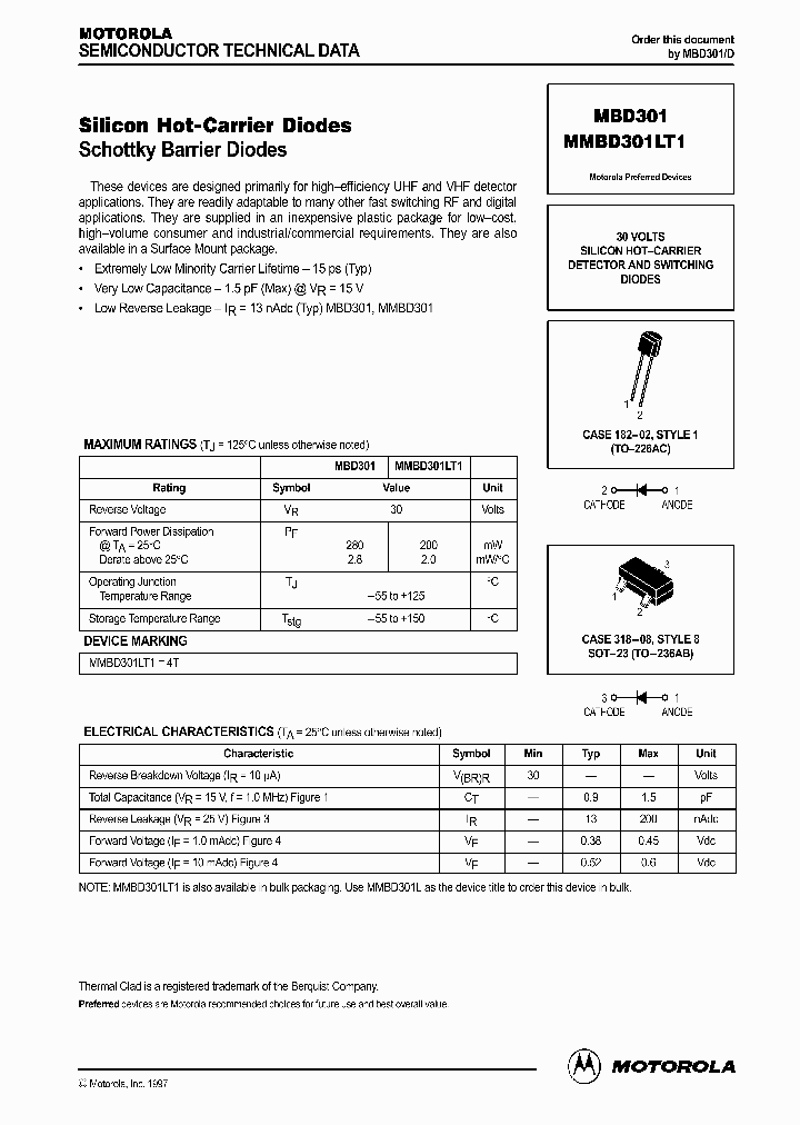 MMBD301LT1_2238917.PDF Datasheet
