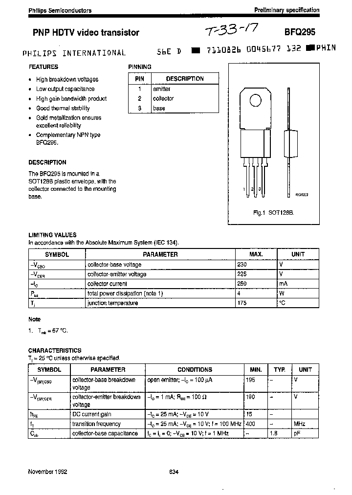 BFQ295_2240046.PDF Datasheet