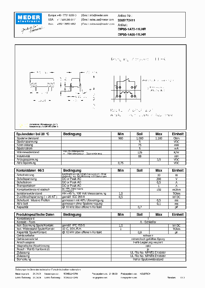 DIP05-1A66-11LHR_2245154.PDF Datasheet
