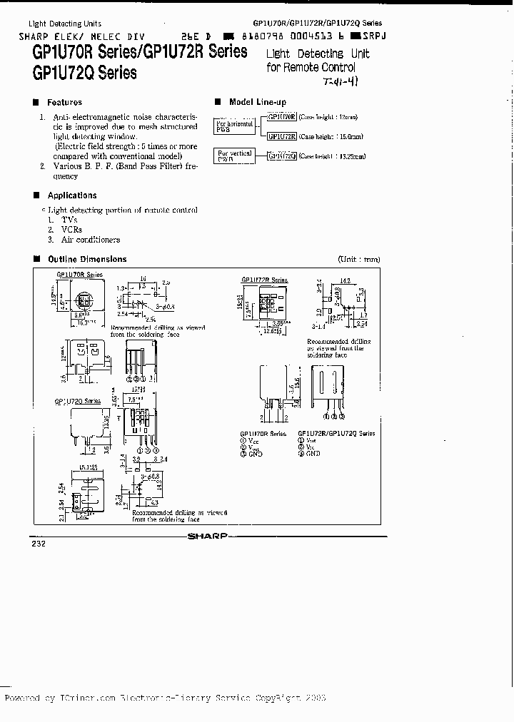 GP1U725Q_2251694.PDF Datasheet