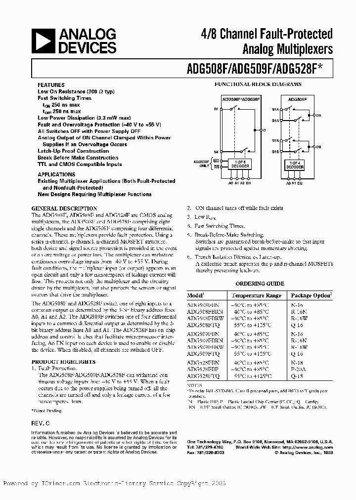 ADG509ATCHIPS_2255845.PDF Datasheet