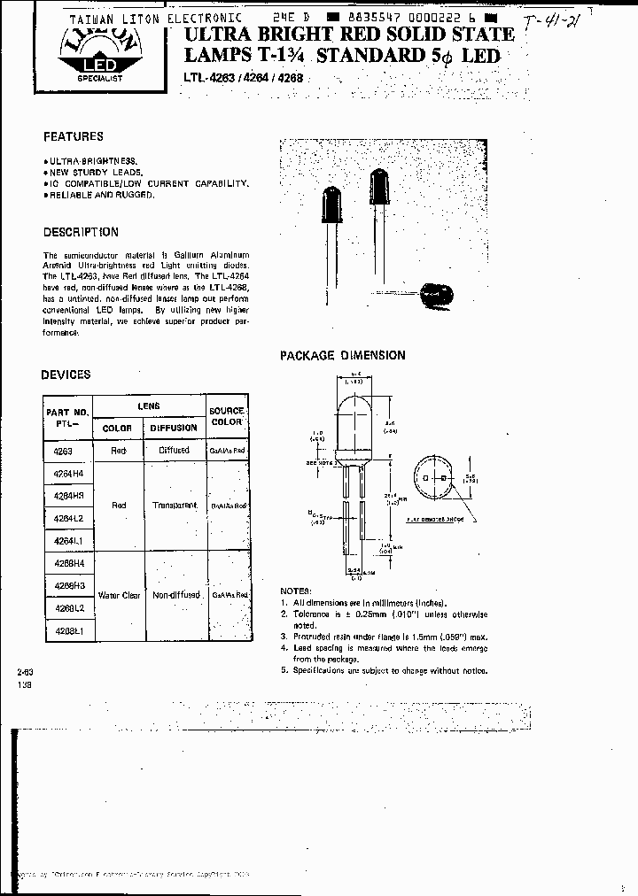 LTL4268L2_2249232.PDF Datasheet