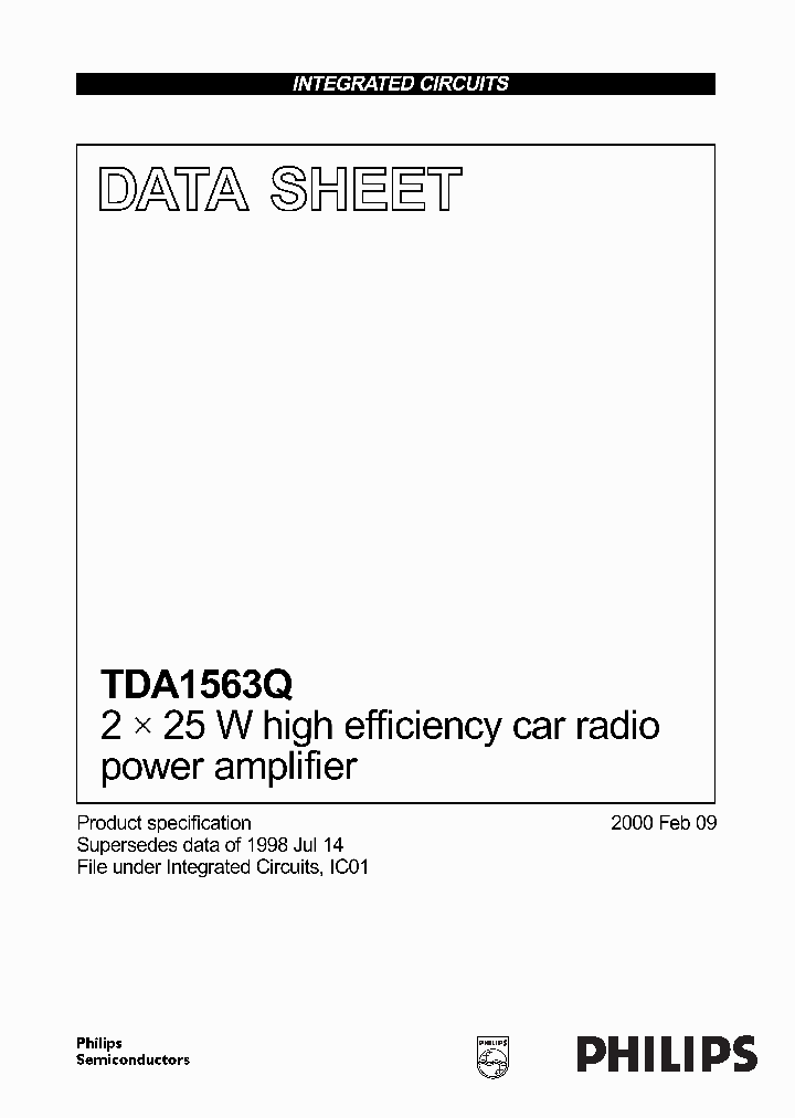 TDA1563_2257253.PDF Datasheet