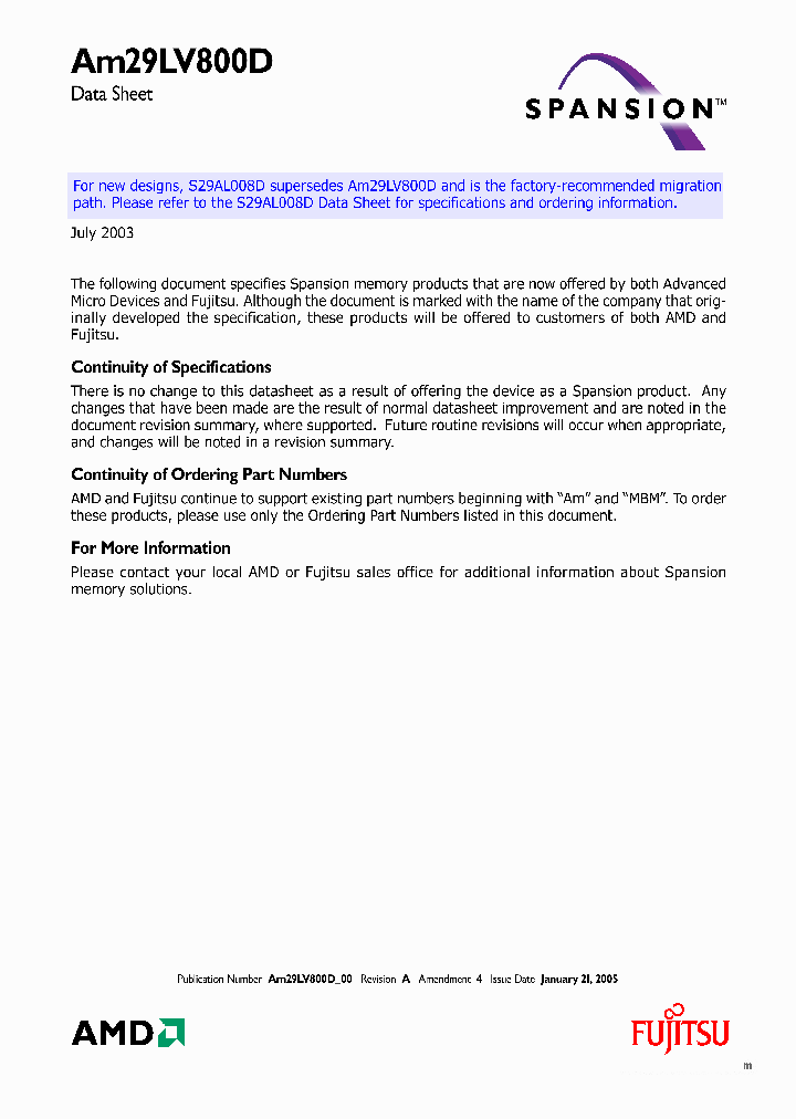 AM29LV800D_2255309.PDF Datasheet
