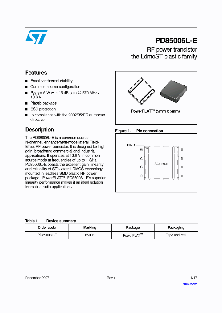 PD85006L-E_2263284.PDF Datasheet