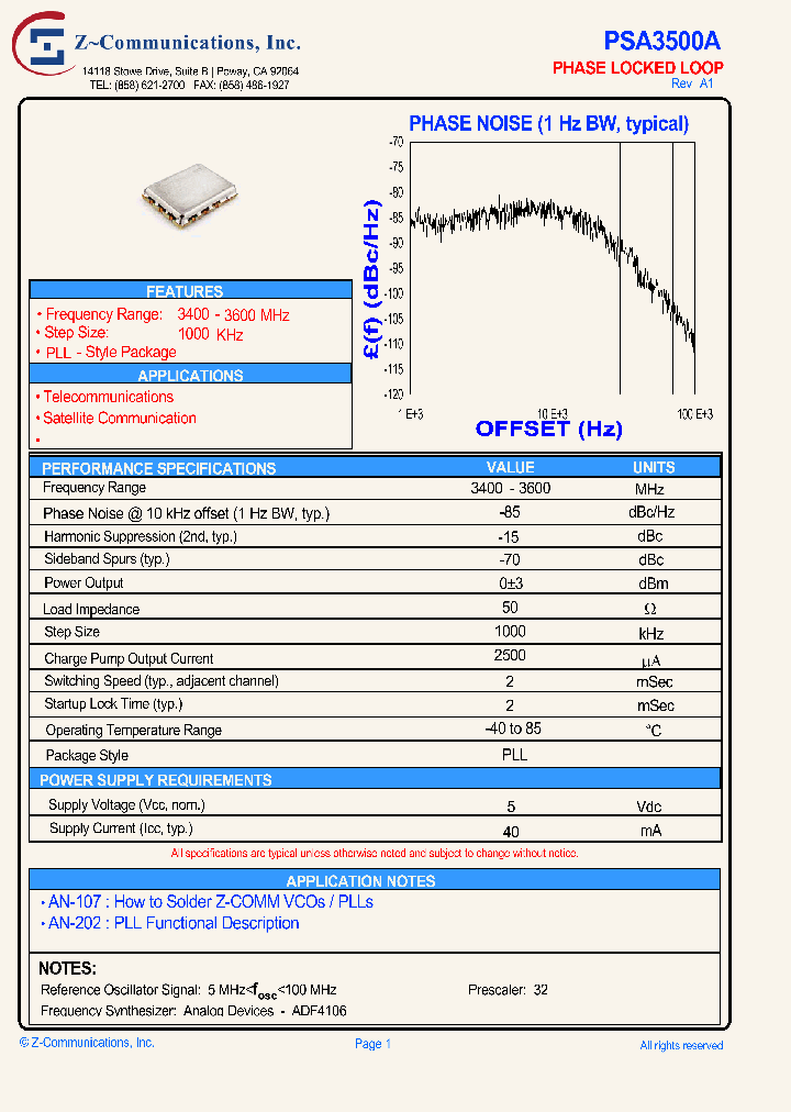 PSA3500A_2269871.PDF Datasheet