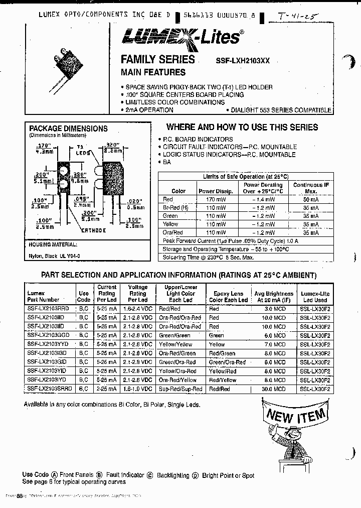 SSF-LX2103SRRD_2270441.PDF Datasheet
