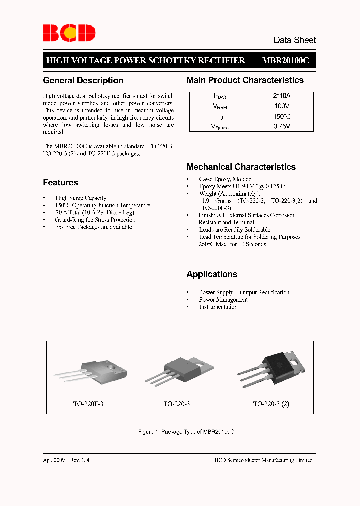 MBR20100C_2271937.PDF Datasheet