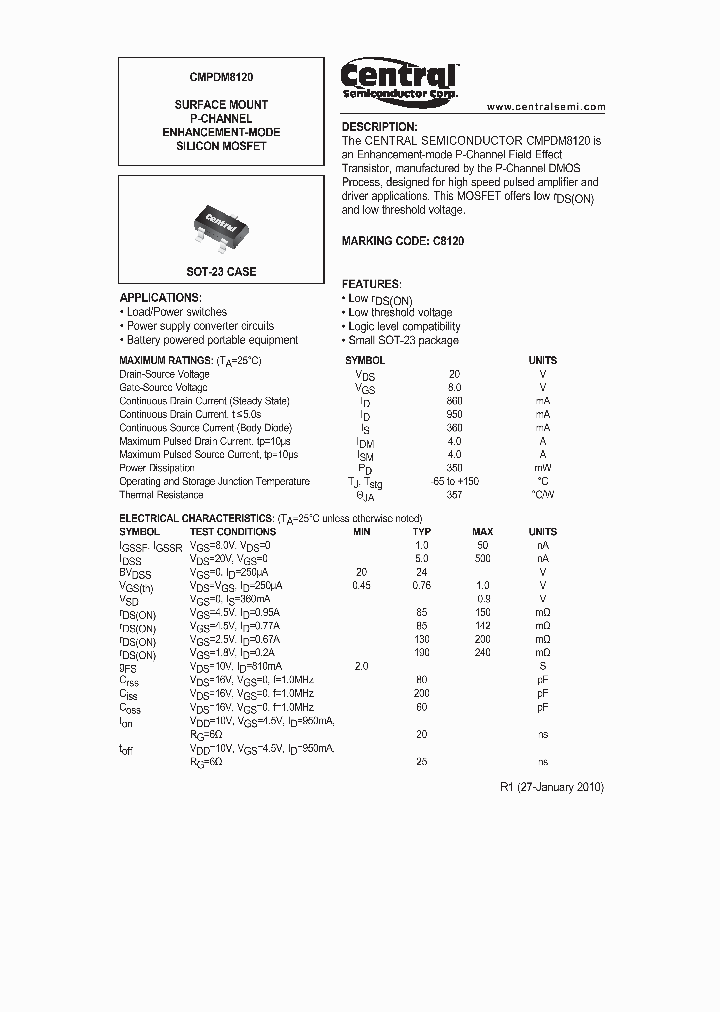 CMPDM8120_2272180.PDF Datasheet