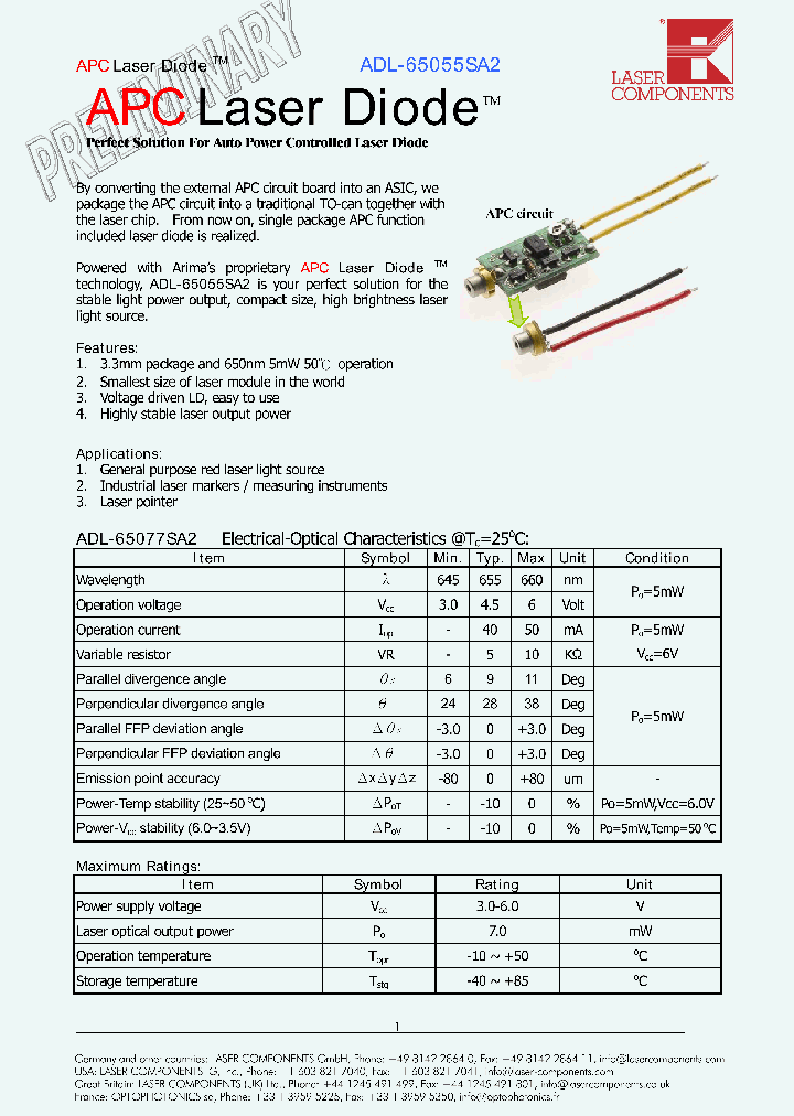 ADL-65055SA2_2273236.PDF Datasheet
