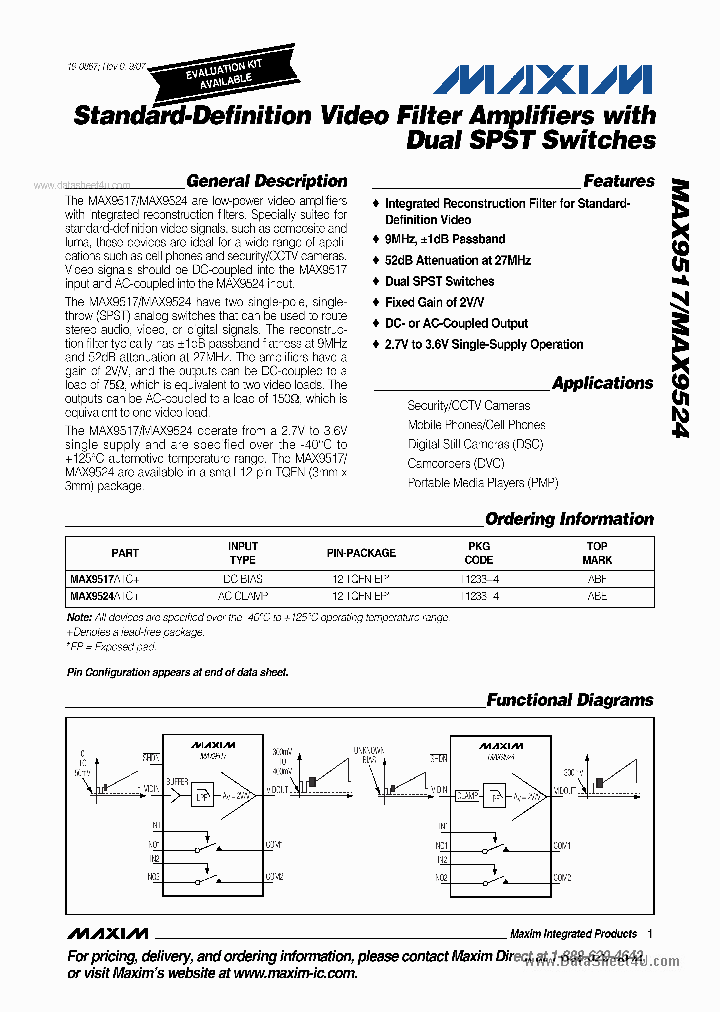 MAX9517_2272732.PDF Datasheet
