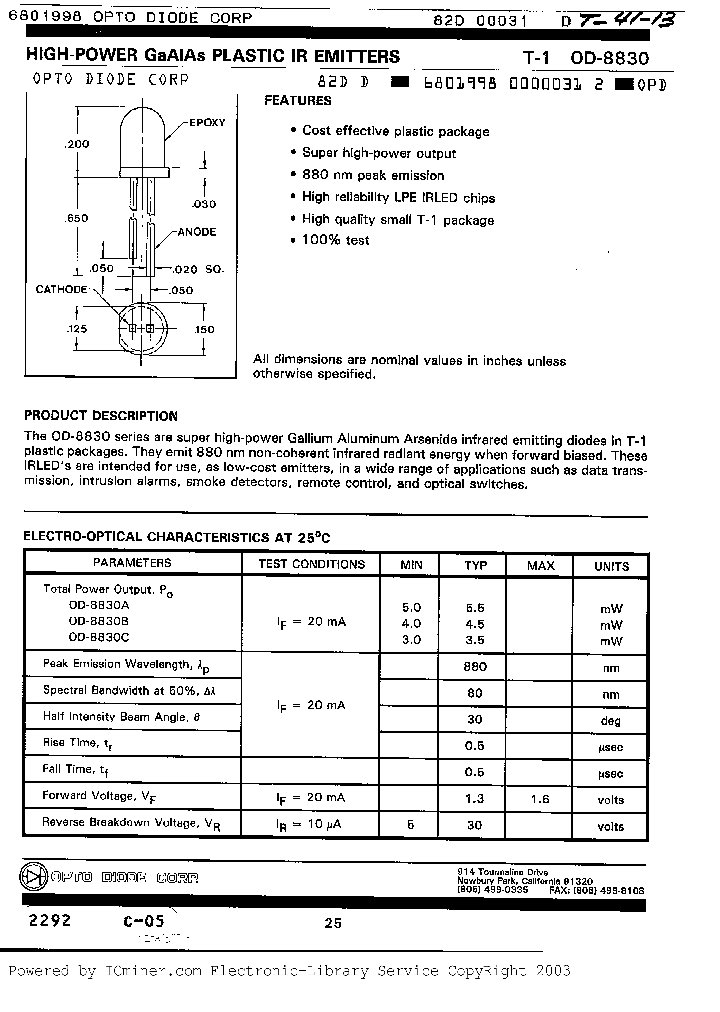 OD8830_2275037.PDF Datasheet
