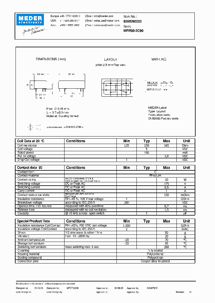 MRE05-2C90_2277539.PDF Datasheet