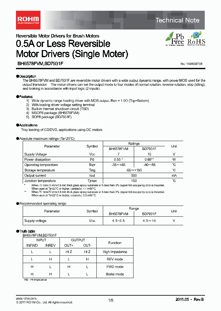 BH6578FVM-TR_2279435.PDF Datasheet