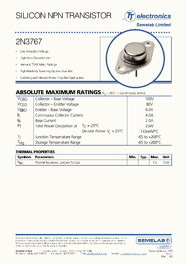 2N3767_2285415.PDF Datasheet