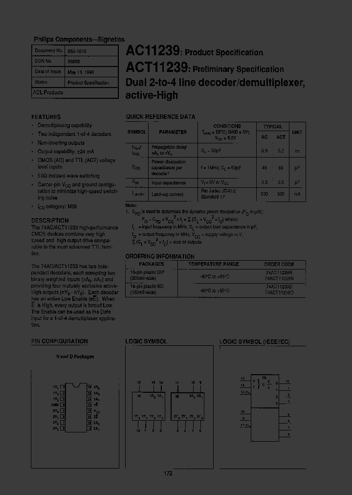 74AC11239_2285041.PDF Datasheet
