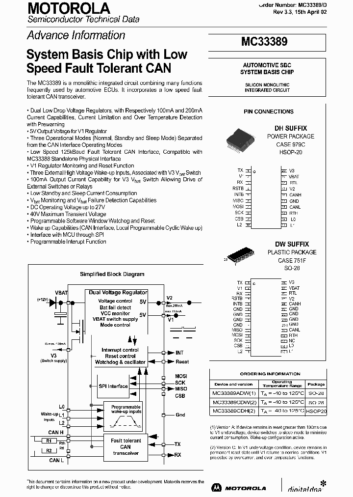 MC33389_2290129.PDF Datasheet