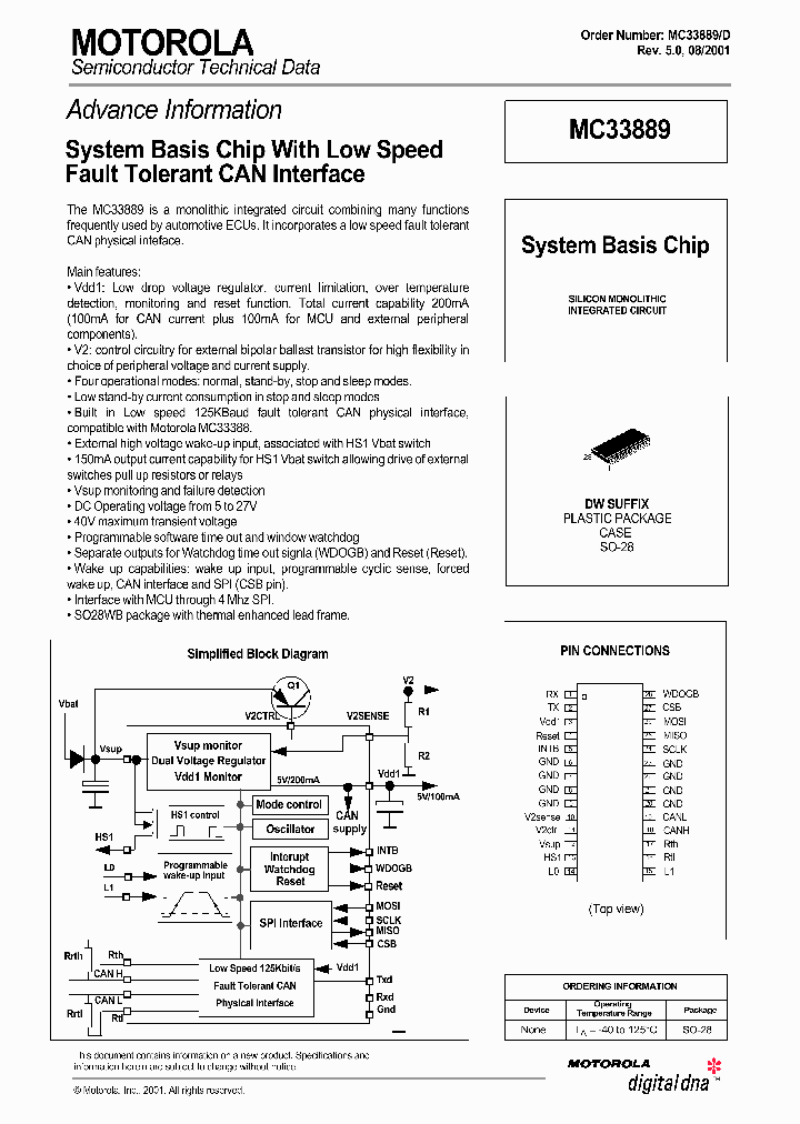 MC33889_2290137.PDF Datasheet