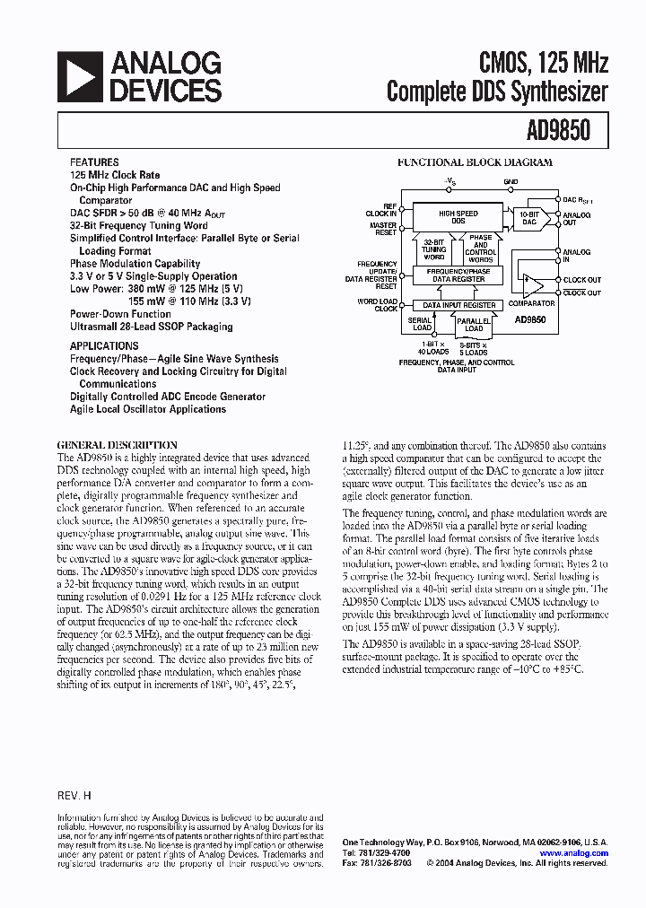 AD9850CGPCB_2311723.PDF Datasheet