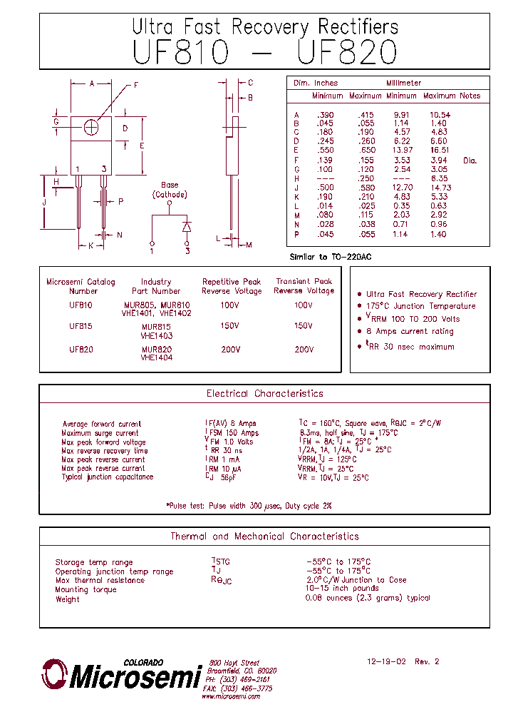 MUR805_2325418.PDF Datasheet