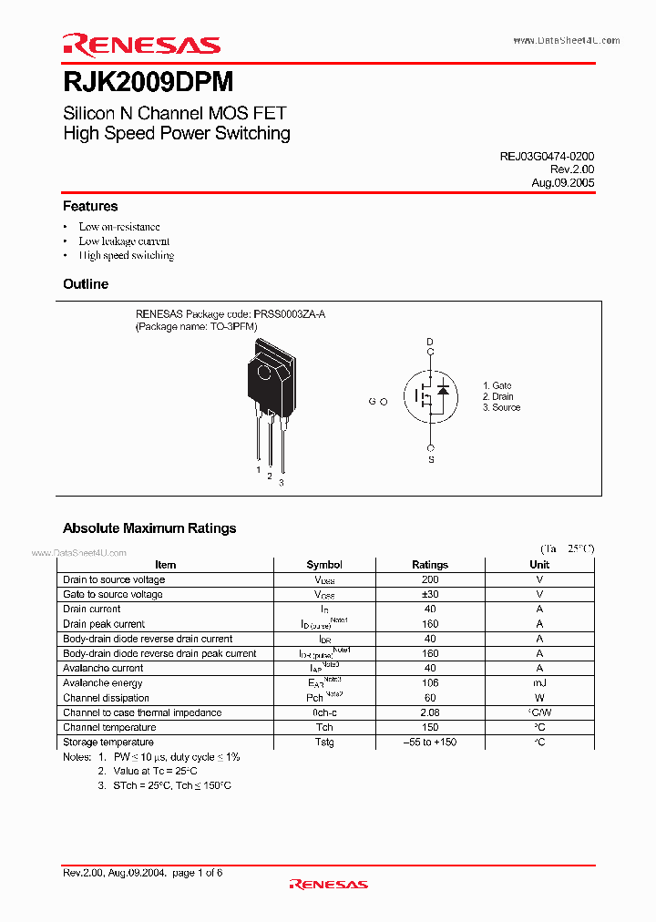 RJK2009DPM_2322967.PDF Datasheet