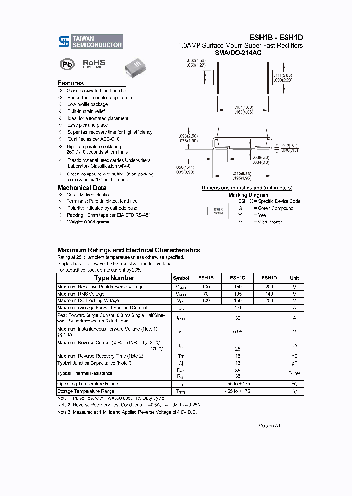 ESH1C_2340300.PDF Datasheet