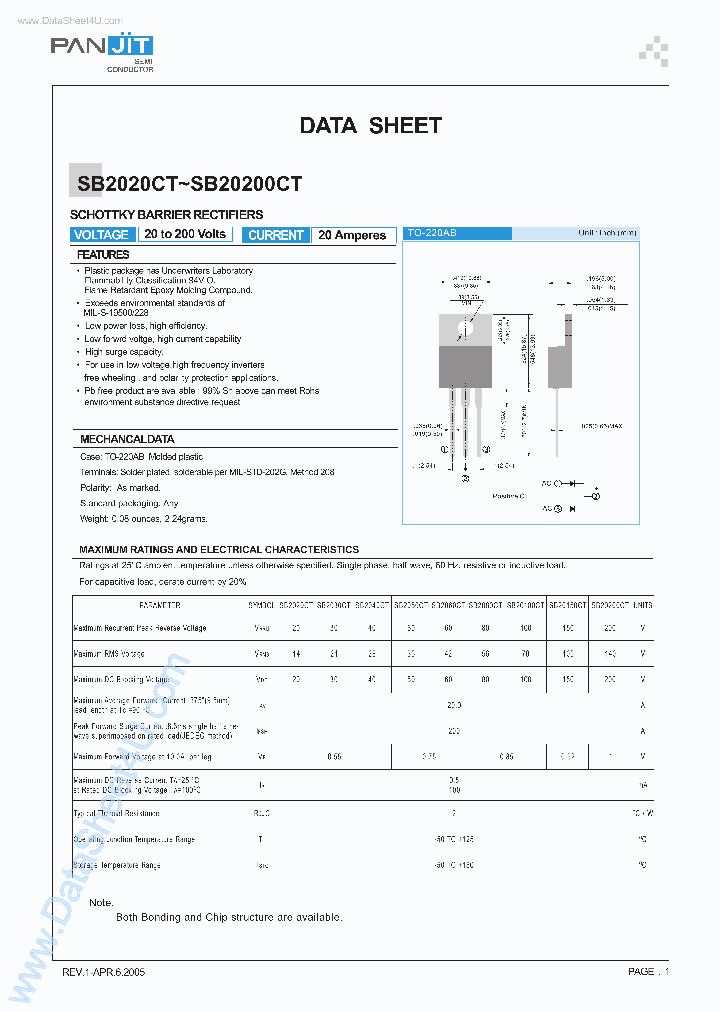 SB20200CT_2352854.PDF Datasheet