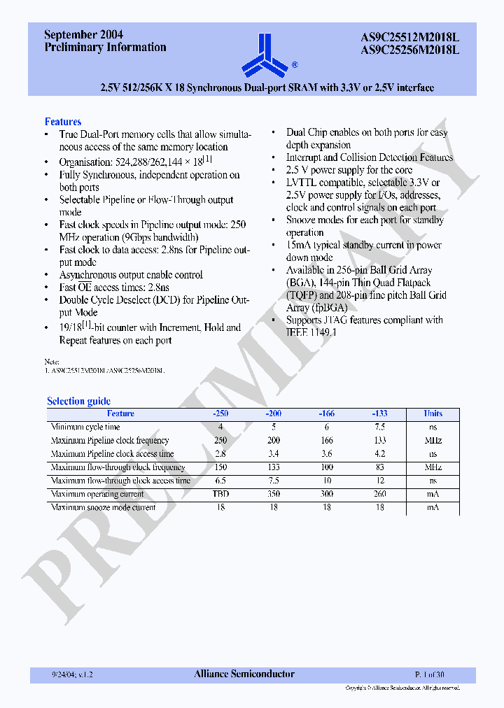 AS9C25256M2018L-166TI_2374031.PDF Datasheet